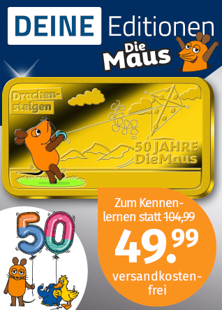 Goldbarren DieMaus (DEINE Editionen)