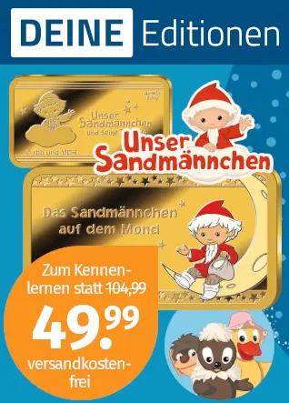 Goldbarren Unser Sandmännchen (DEINE Editionen)
