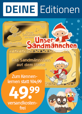 Goldbarren Unser Sandmännchen (DEINE Editionen)